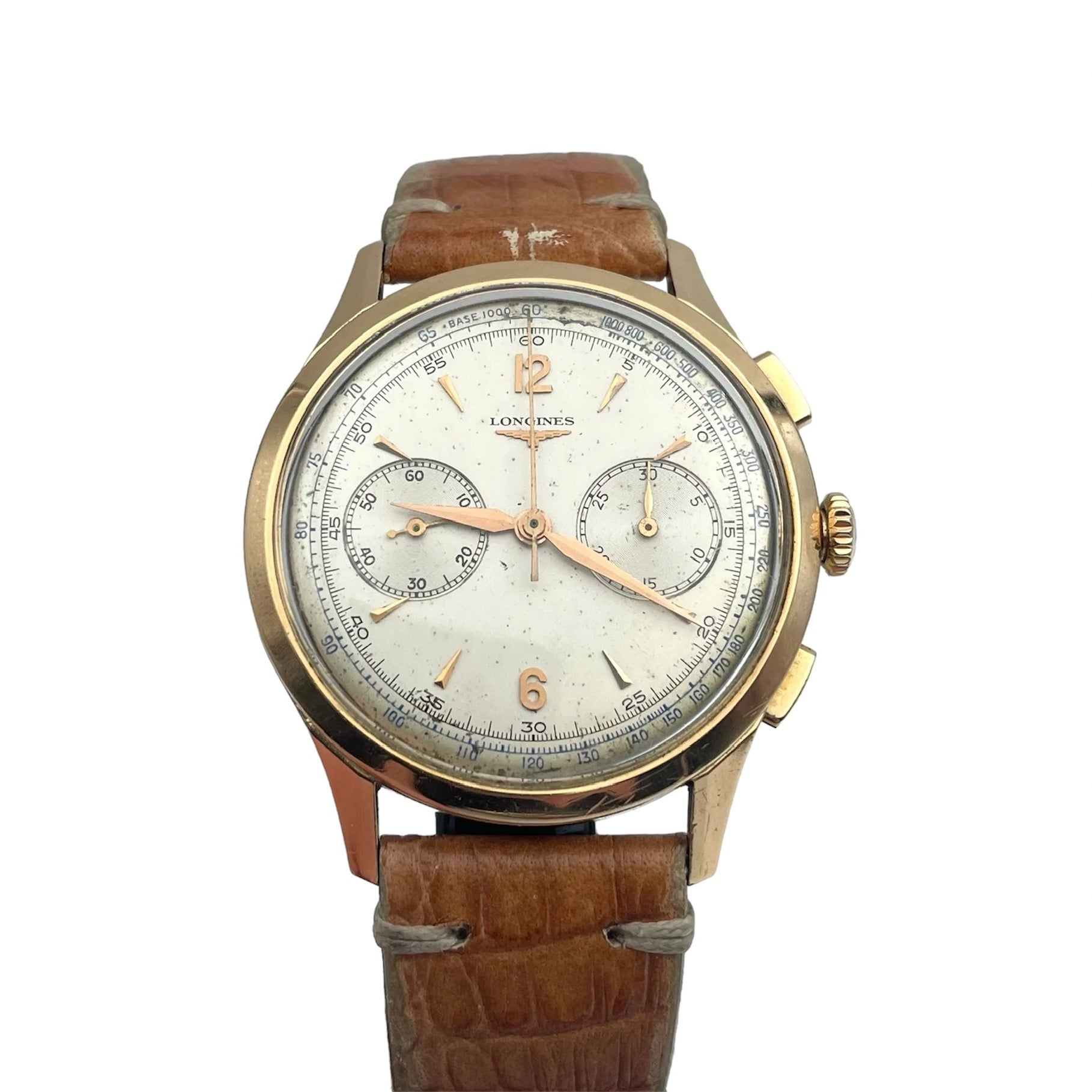 Vintage Longines Flyback Chronograpgh Swiss Watch Club