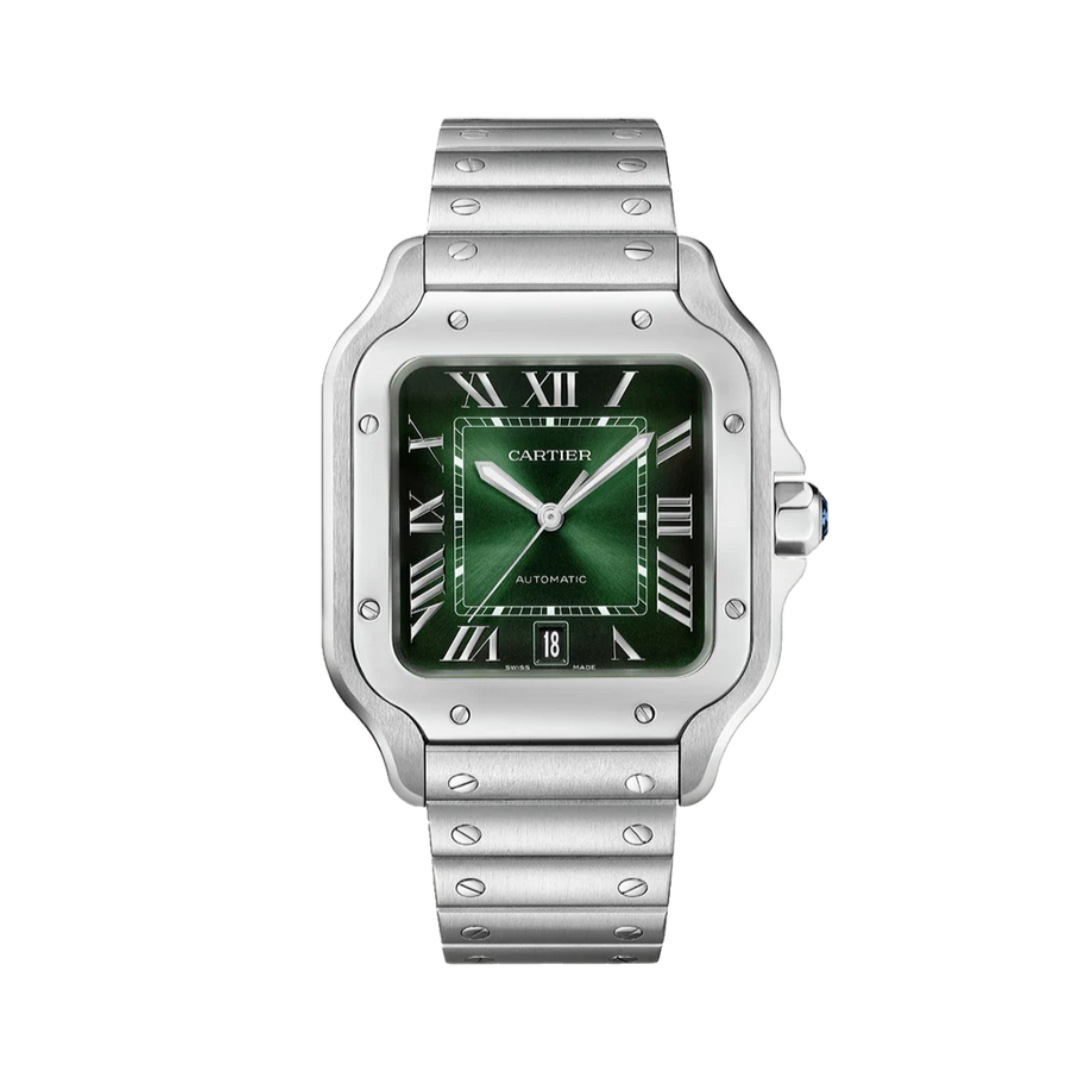 Cartier Santos Large Green Dial