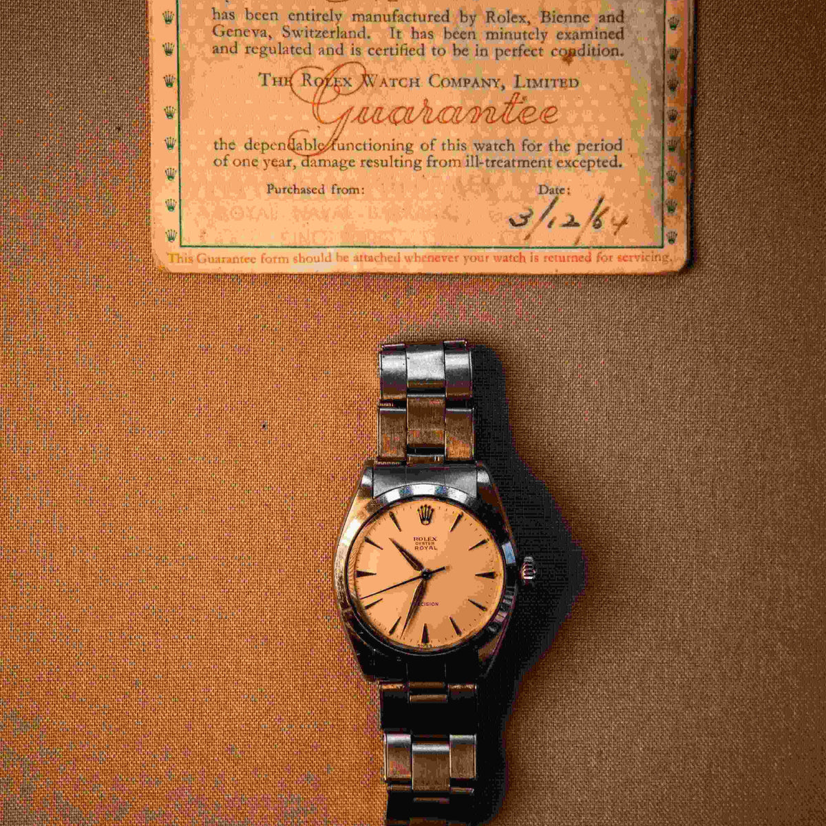 Rolex Oyster Royal 6427 with papers