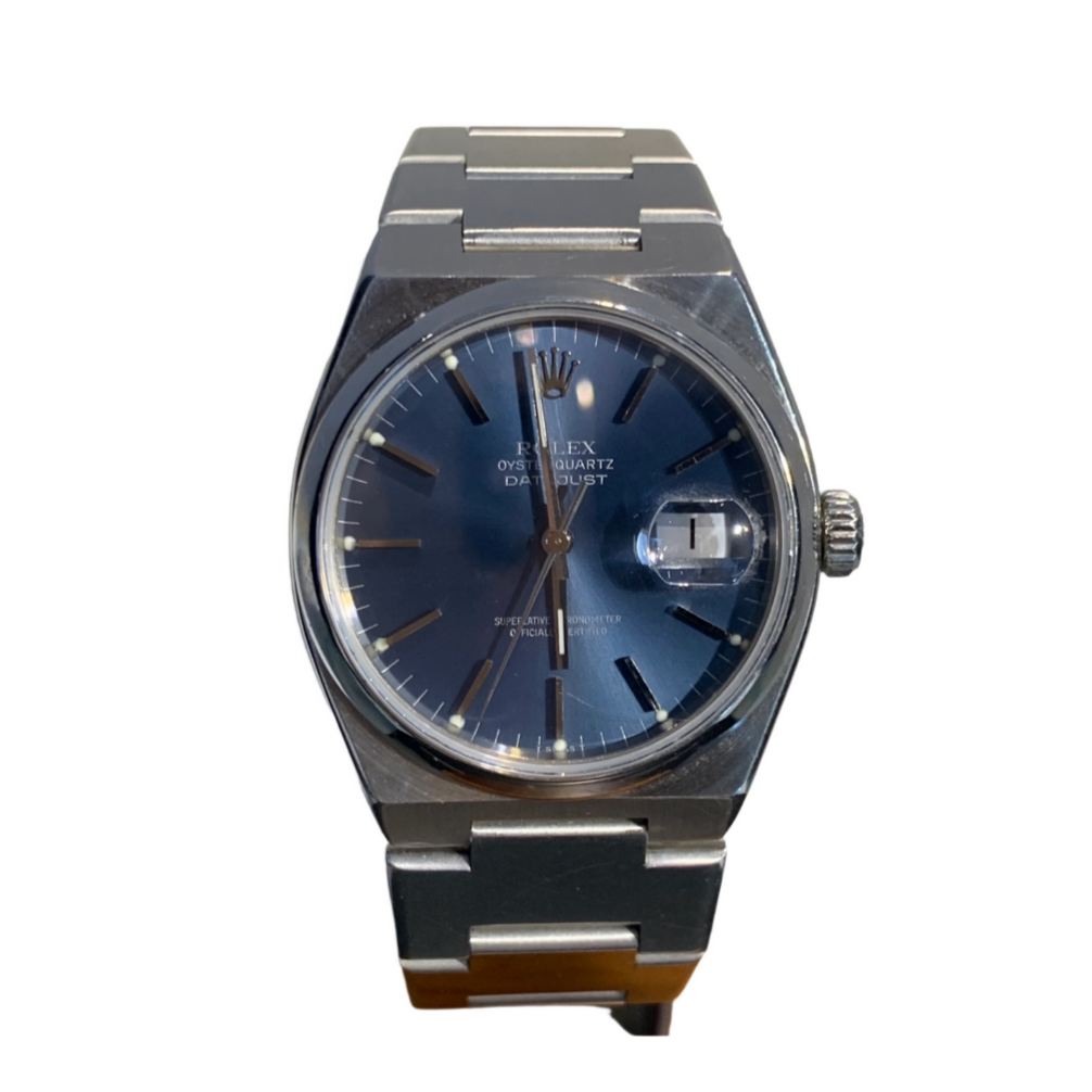 Rolex OysterQuartz Blue Dial with Batons