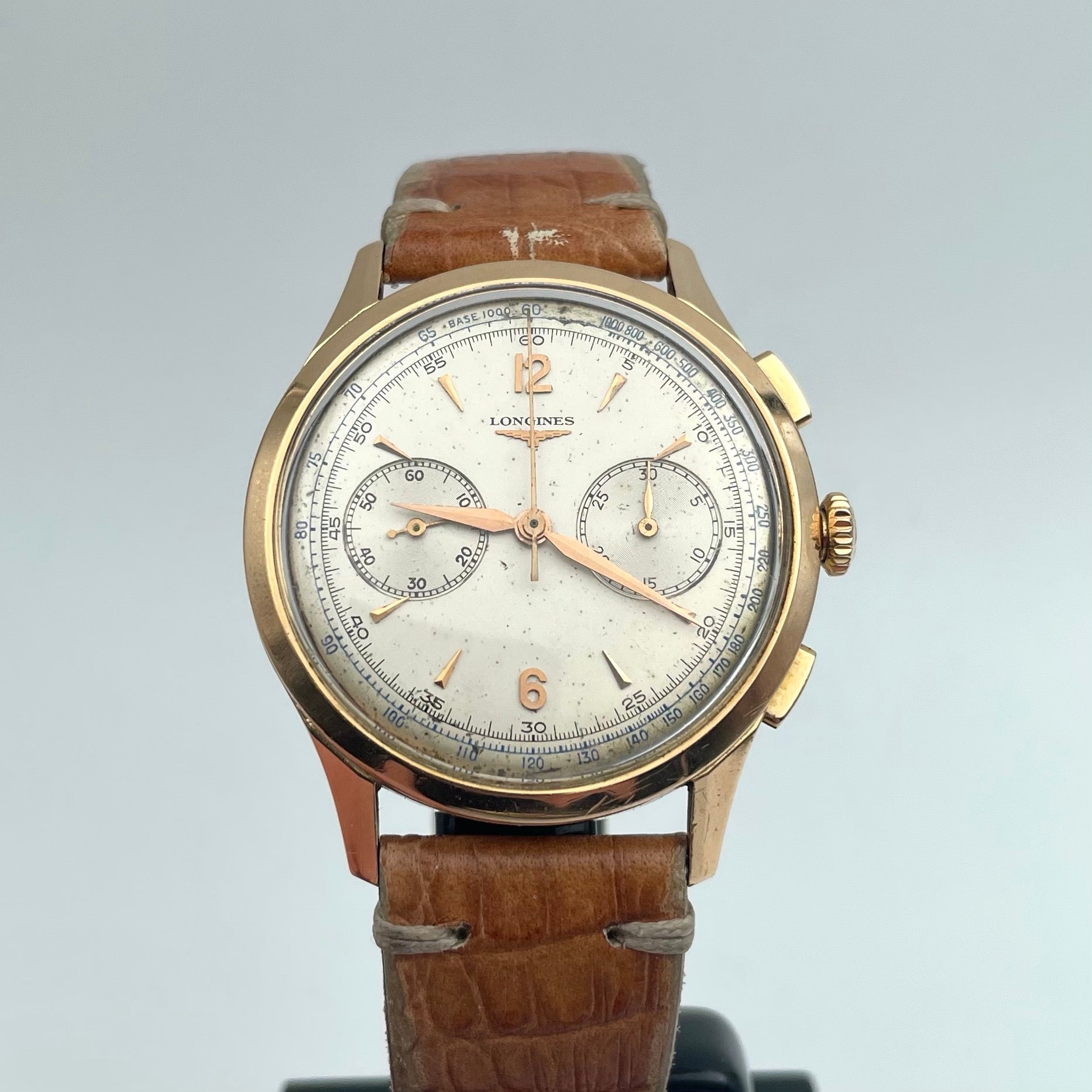 Vintage Longines Flyback Chronograpgh Swiss Watch Club