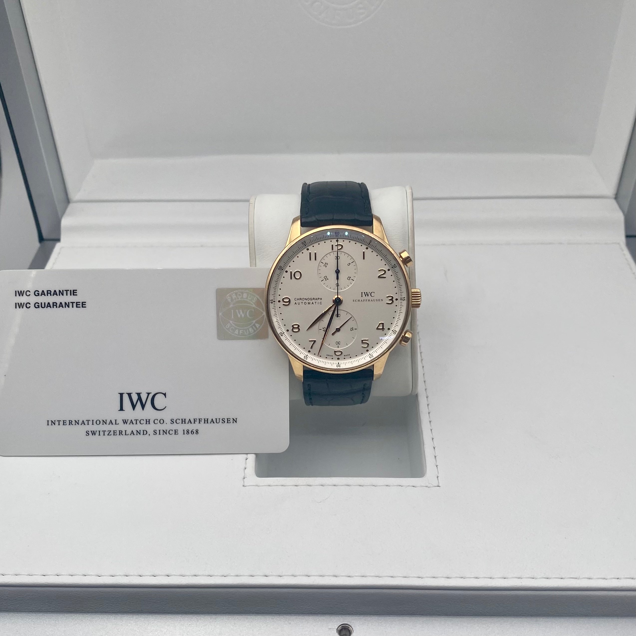 Pre Owned IWC Portuguese Automatic Chronograph Swiss Watch Club