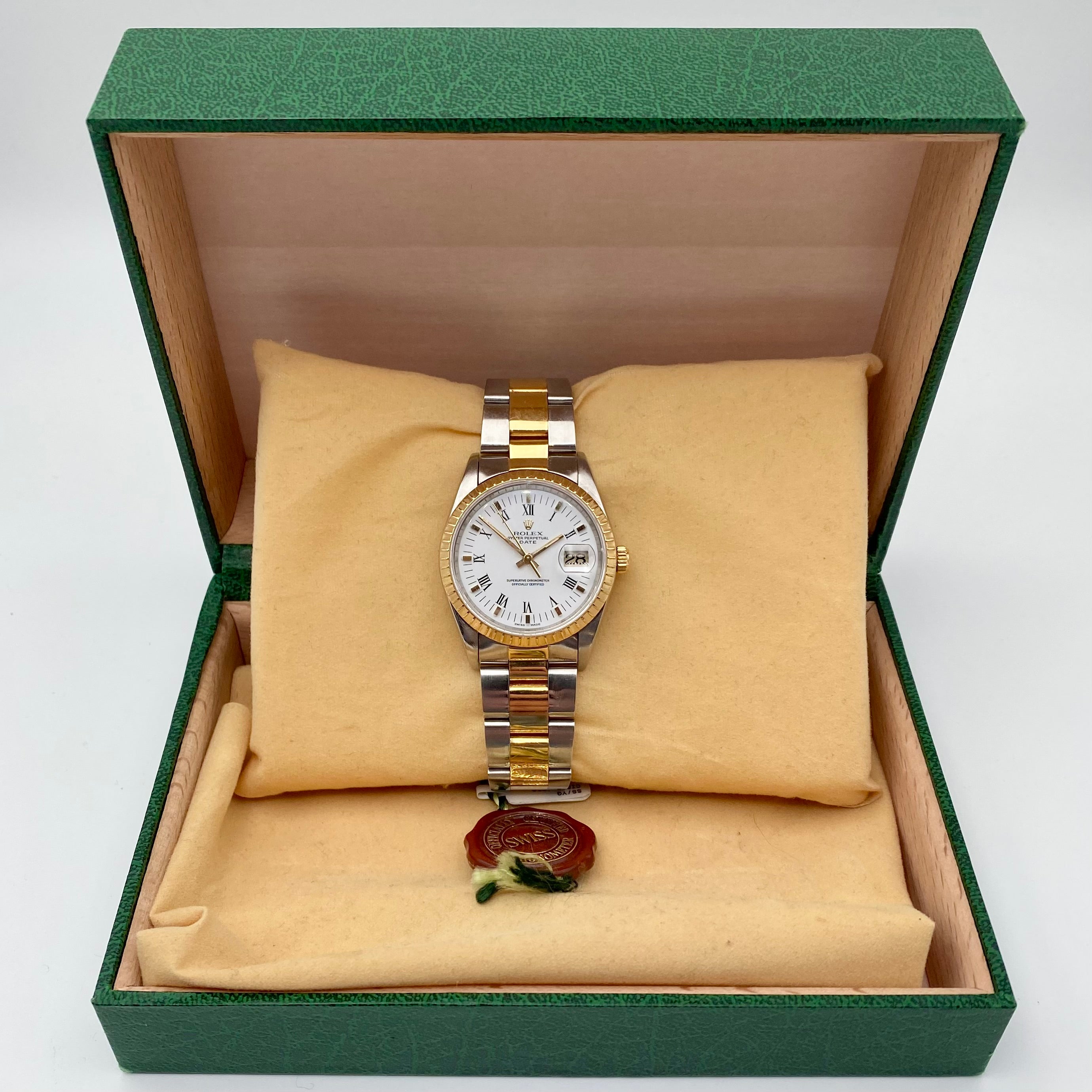 Pre Owned Rolex Date Bicolour Swiss Watch Club Swiss Watch Club