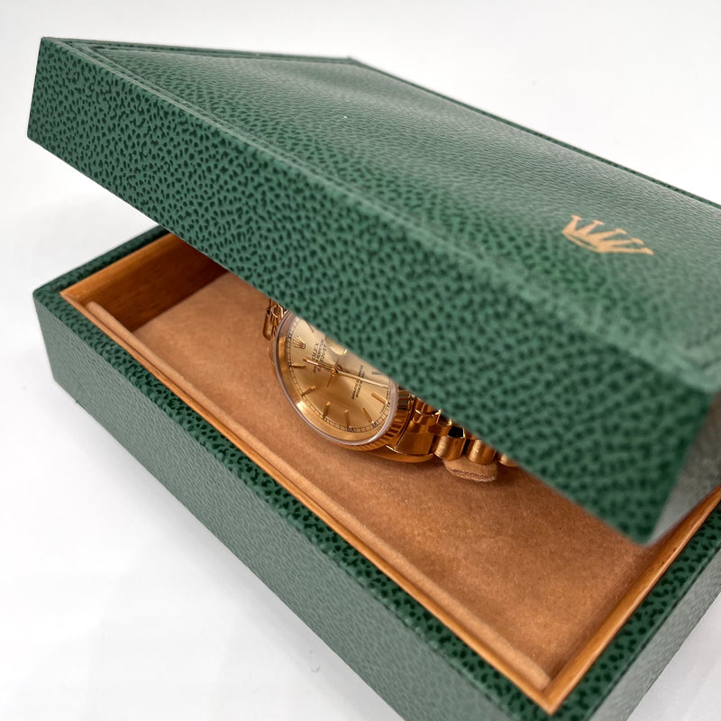 Rolex DateJust Champagne Dial | Preowned Gold Rolex DateJust